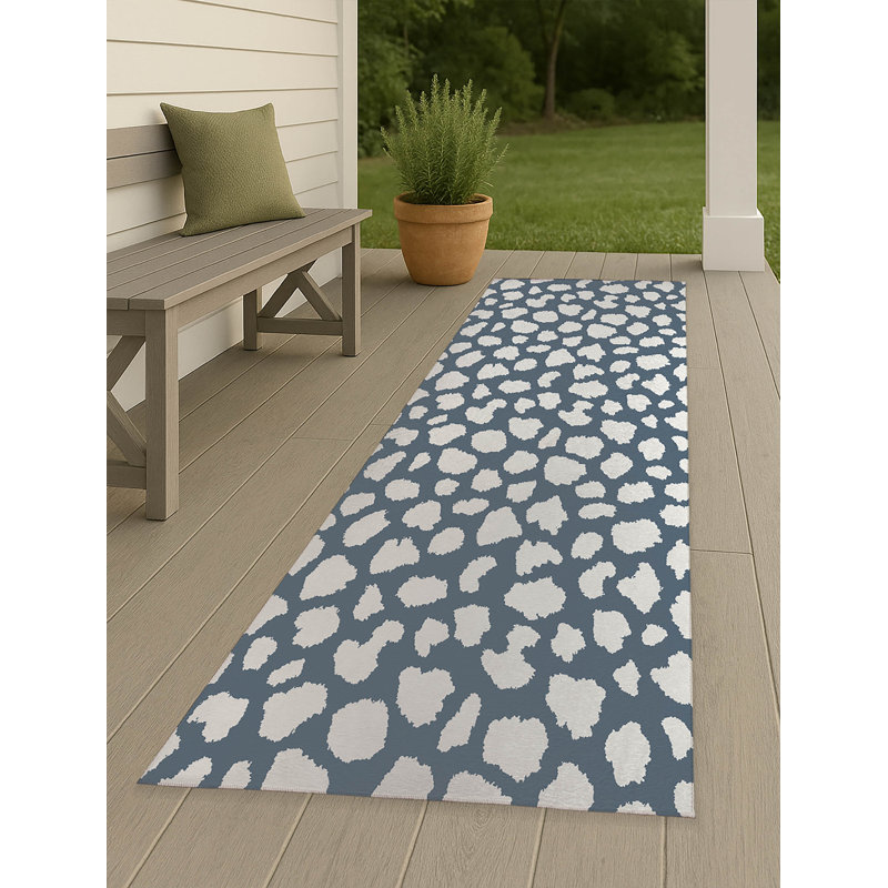 Tapis d'extérieur antidérapant Animal Spot, Tapis de couloir 2 pi 6 po x 8 pi