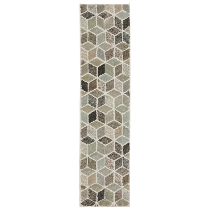 Belsky Geometric Indoor Rug, Runner 1'10" x 7'6"