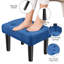 Tabouret carré bleu foncé