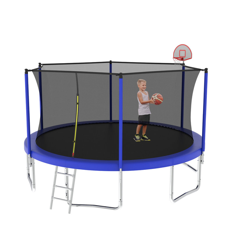 Grand trampoline 14pi, Bleu