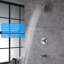 Robinet de douche avec valve brute