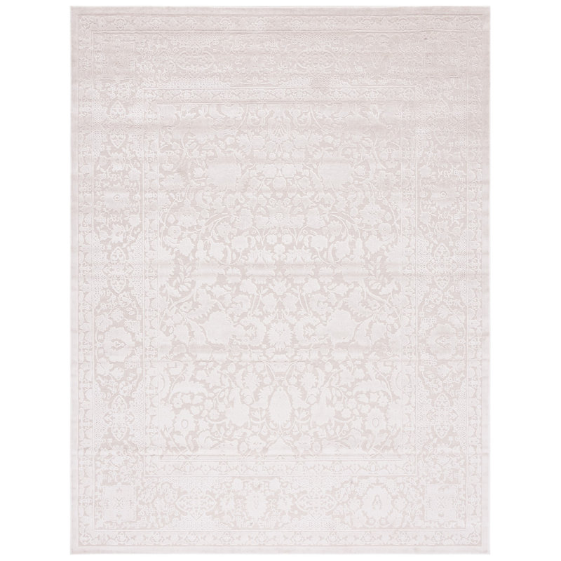 Calidia Oriental Creme/Ivory Area Rug, Rectangle 10' x 14'
