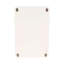 Tablette murale rectangulaire en MDF blanc 24 pouces Latitude Run pour rangement mural chic et décoration intérieure