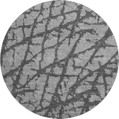 Premium Machine Washable Prisco Gray Rug