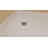 DreamLine SlimLine 36 inch D x 60 inch W x 2 3/4 inch H Single Threshold Biscuit Alcove Shower Base with 2 inch Chrome Left Round Drain-118322017-118322011