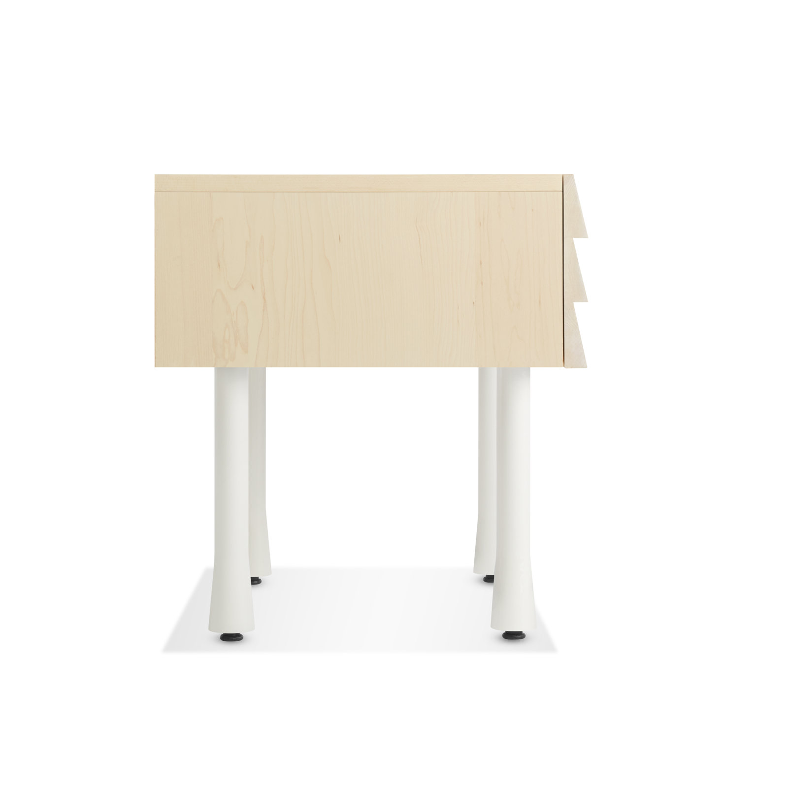 Lap 1 - Drawer Nightstand, Whitewashed Maple / White