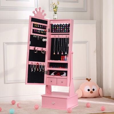 Armoire à bijoux pour enfant Princess Crown