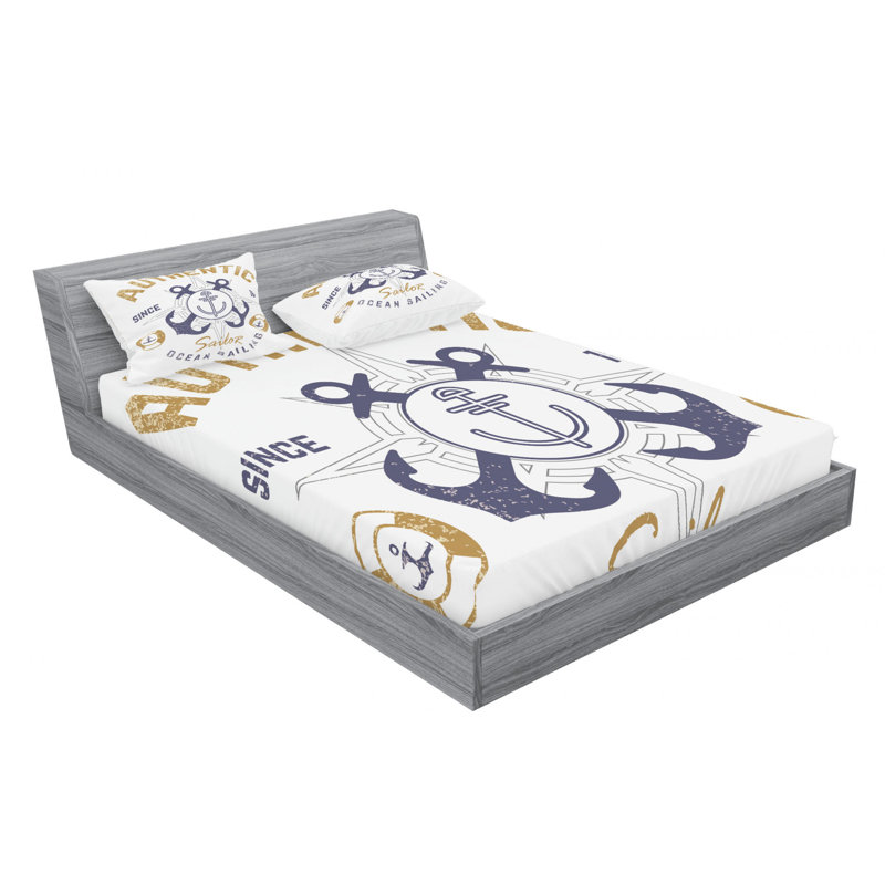 Microfiber Sheet Set, Full Sheet Set with Fitted Sheet