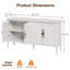 Buffet de 59 po de largeur avec tablettes réglables et 4 portes Collynns-1568717424