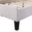 Lit plateforme double en velours-1693652160