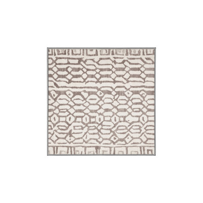 Tapis gris lavable à la machine