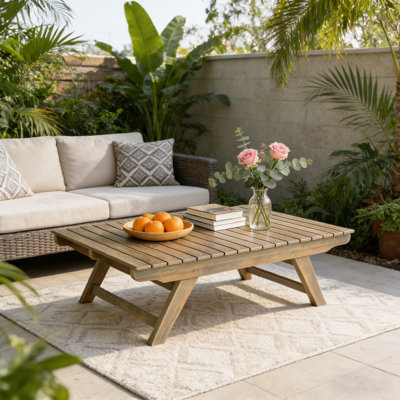 Table basse d'extérieur pour terrasse ou jardin