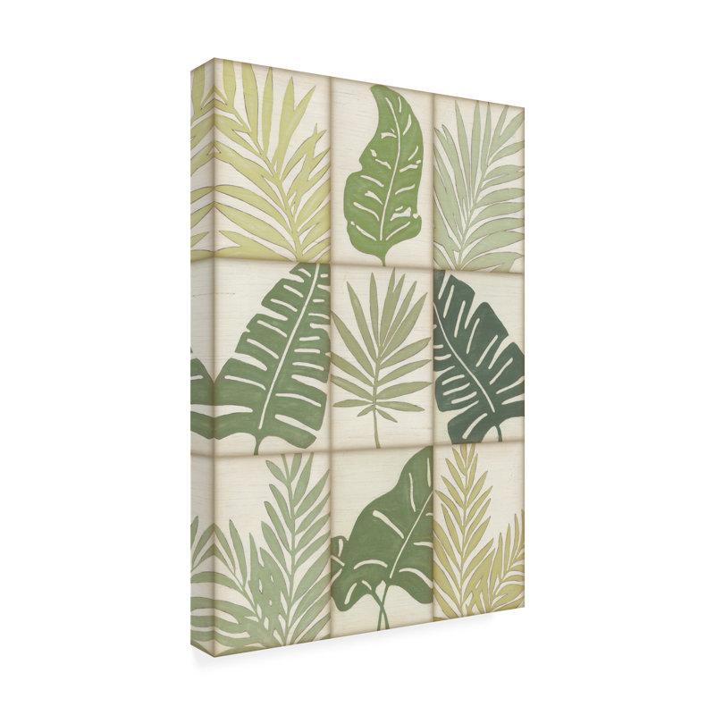 Toile d'extérieur «Verdant 9 Patch» par Kylen June Erica Vess, H 19 po x l 12 po x P 1,5 po