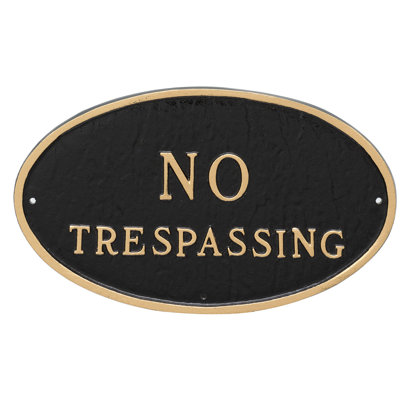 Weather Resistant Metal Garden Plaque