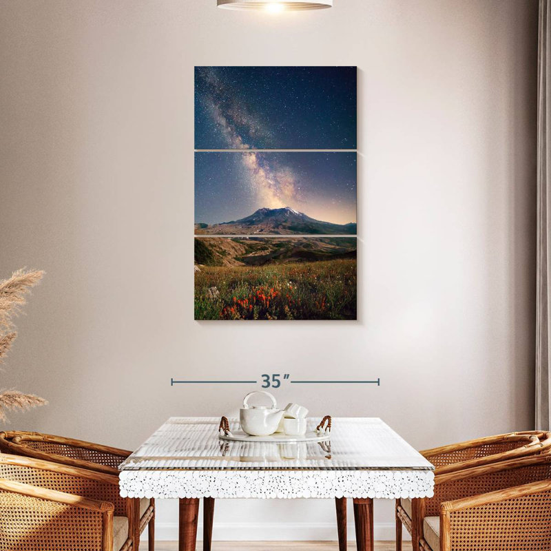 Oberle Mount St Helens Milky Way, 45" H x 28" W
