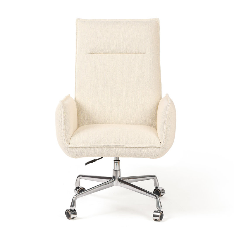 Lionel Swivel Office Chair, Kerbey Ivory