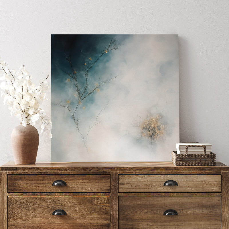 Impression sur toile abstraite murale pour décoration de salon, Toile tendue, Ne s’applique pas, H 12,8 po x l 12,8 po
