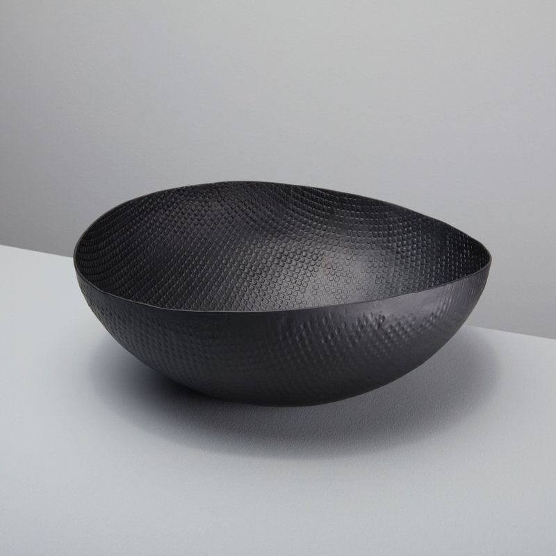 Très grand bol en aluminium Wallis