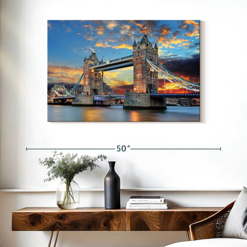 Hannes Tower Bridge Of London, 26" H x 39" W