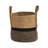 Handmade Natural Jute Basket with Handles