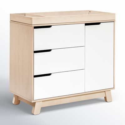 Hudson 3-Drawer Changer Dresser with Removeable Changing Tray