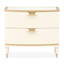 La Terrazza Nightstand, Large - Creamy Pearl