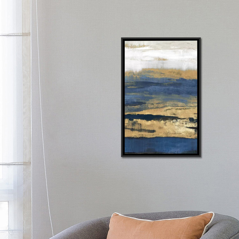 At At Dusk par Isabelle Z - reproduction d'art, H 26 po x l 18 po x 1,5 po, Toile avec cadre noir, Aucun mat