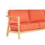 Aalto Teak Sofa With Cushion In Melon-1482238641