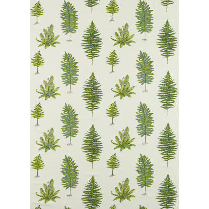 Sessile Leaf Forest Green Fabric