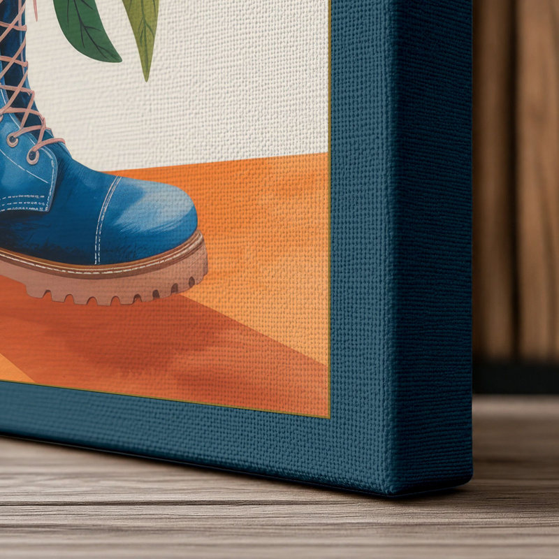 Print, 24x16 - 61.0 x 40.6 cm, Teal Border