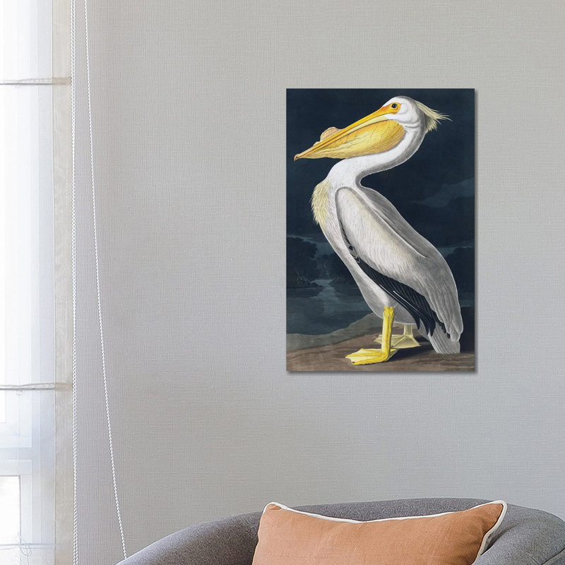 Pelican_1PC6, Sans cadre, toile, H 26 po x l 18 po