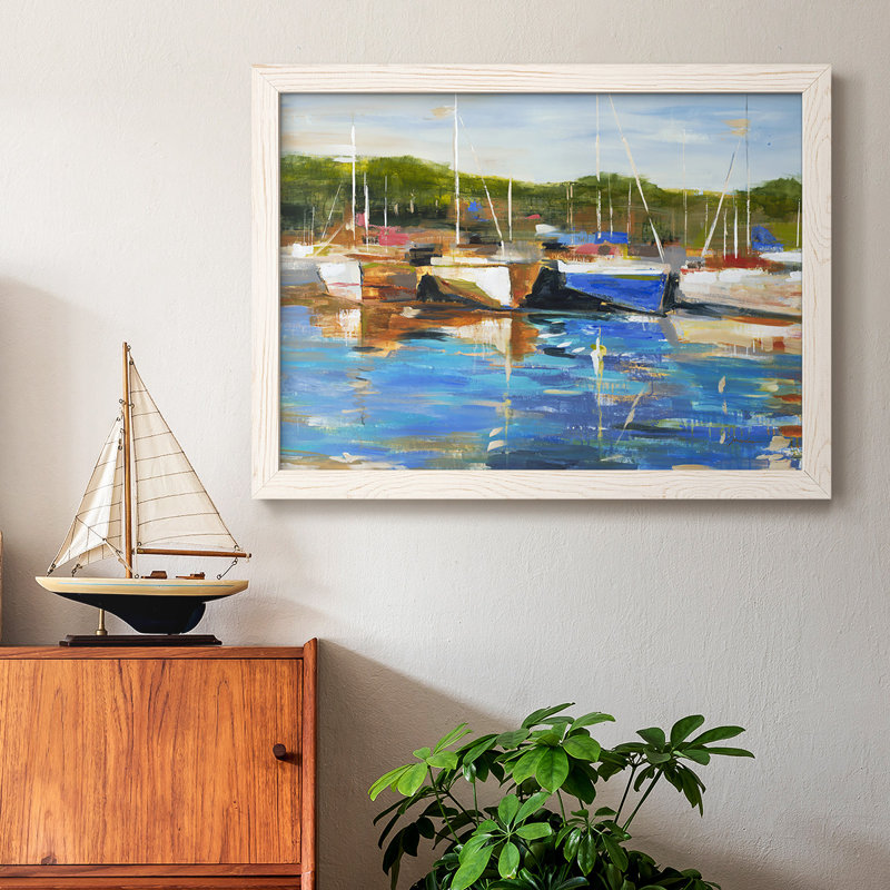 Safe Harbor, reproduction d'art sur toile, Blanc, H 28 po x l 42 po x P 1,5 po