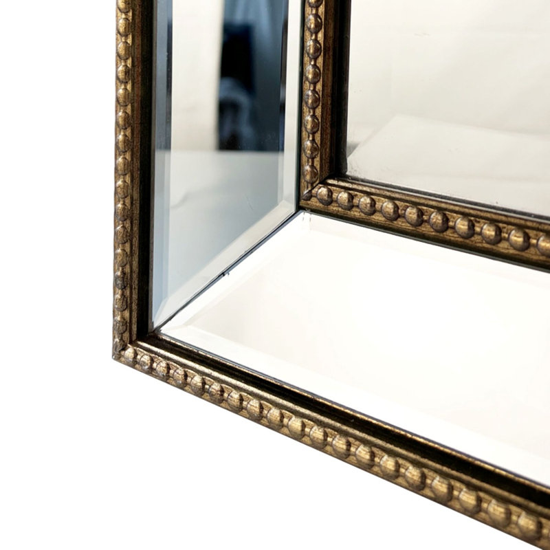 Miroir mural doré, 24,23 po x 36,05 po