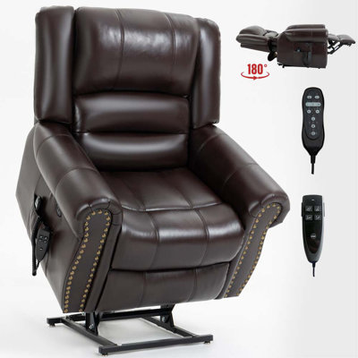 Fauteuil inclinable Power Lift, massage thermique, mécanisme de mouvement robuste avec ports USB