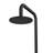 Pipeline 10-in Outdoor Shower System with Hot and Cold Connections Handshower and Foot Spout Matte Black
