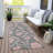 Inoa Gray Washable Indoor-Outdoor Rug - -718462787