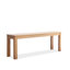 Banc de salle à manger en bois de chêne massif pour espaces de vie polyvalents