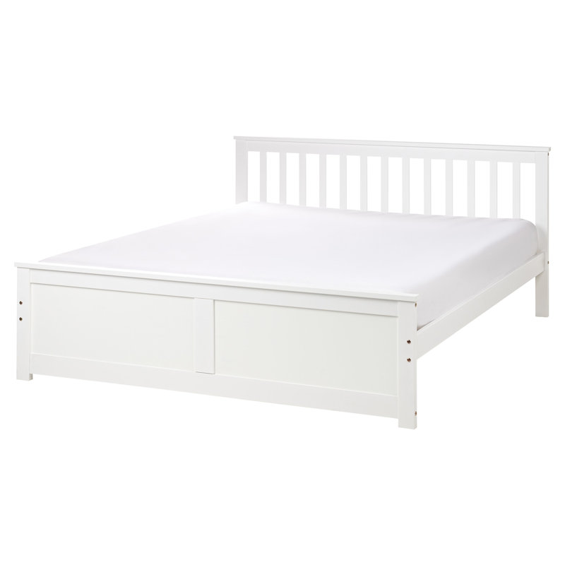 Abdurahmon Storage Bed, White, European Kingsize (160 x 200 cm)