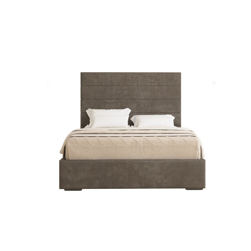 Chanute Upholstered Bed Frame, Mole, Super King (6')