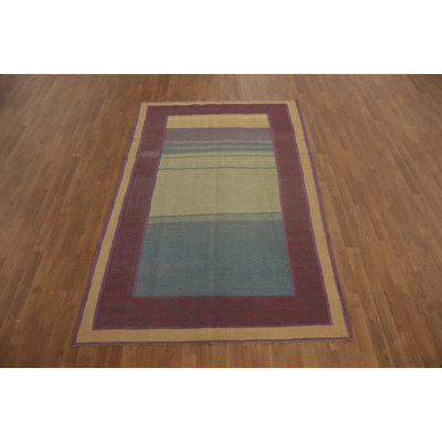 Tapis géométrique kilim 5 x 8