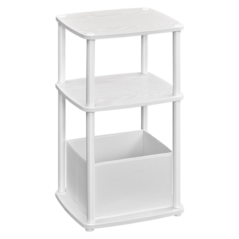 Superfast Toolless Assembly, Side Table, White