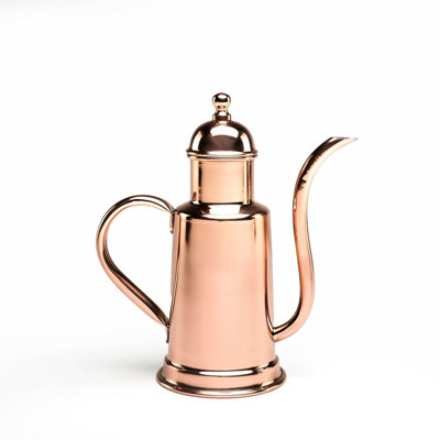 Distributeur d'huile d'olive fait à la main en cuivre - Verseur 600 ml pour la cuisine, la cuisine et la salle à manger