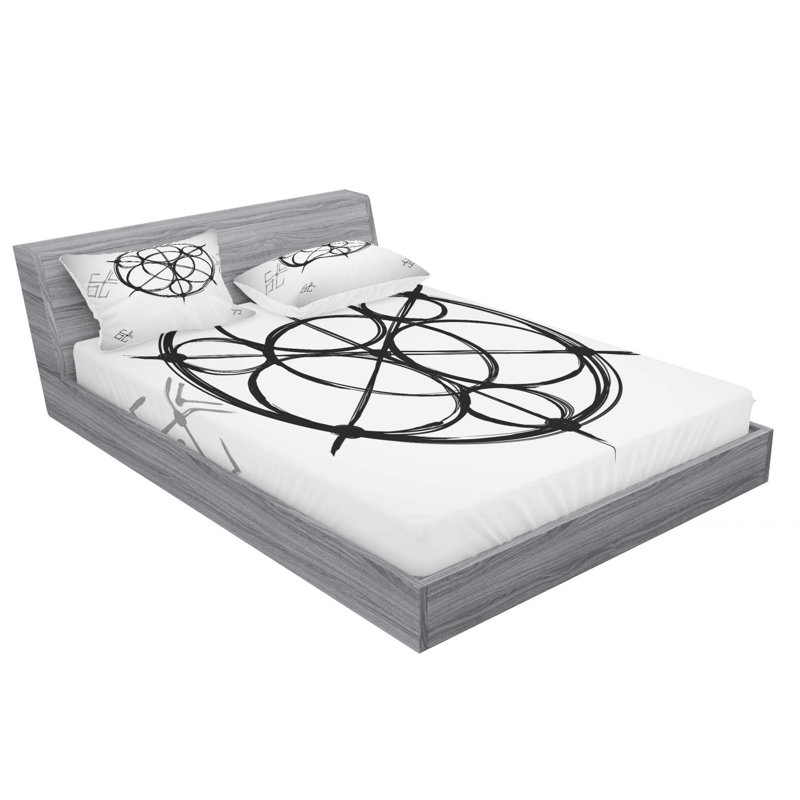 Microfiber Sheet Set, Queen Sheet Set with Fitted Sheet