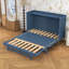 Grand lit escamotable en bois avec lattes-465326363