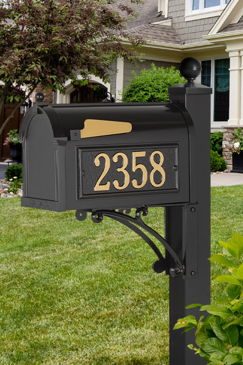 Deluxe Post Mounted Mailbox