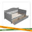 Lit de jour simple en bois avec 2 tiroirs-242982100