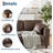 85-inch 3-Seater Faux Leather Sofa with Wide Armrests & Wood Legs, Deep Seats for Living Room & Office-917951159