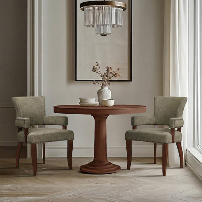 Dawson Upholstered Dining Chair with Padded Arm