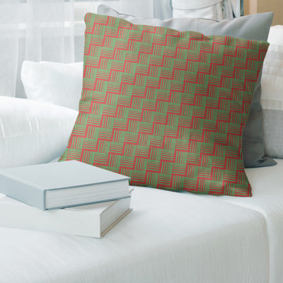 Chevron Square Pillow Cover & Insert