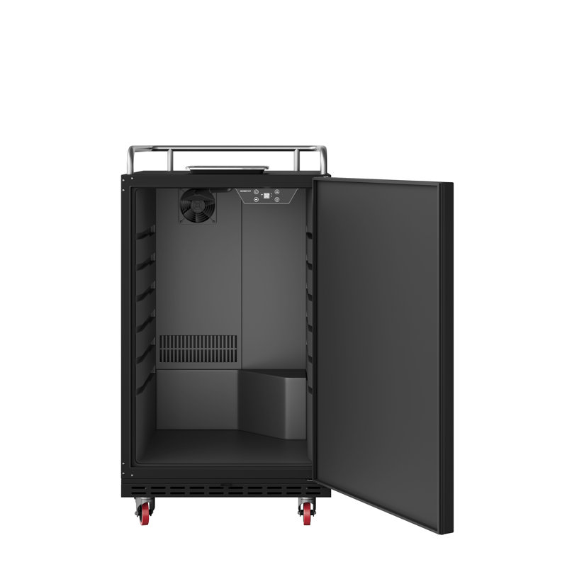 6,62 pieds cubes pi. Kegerator, Noir